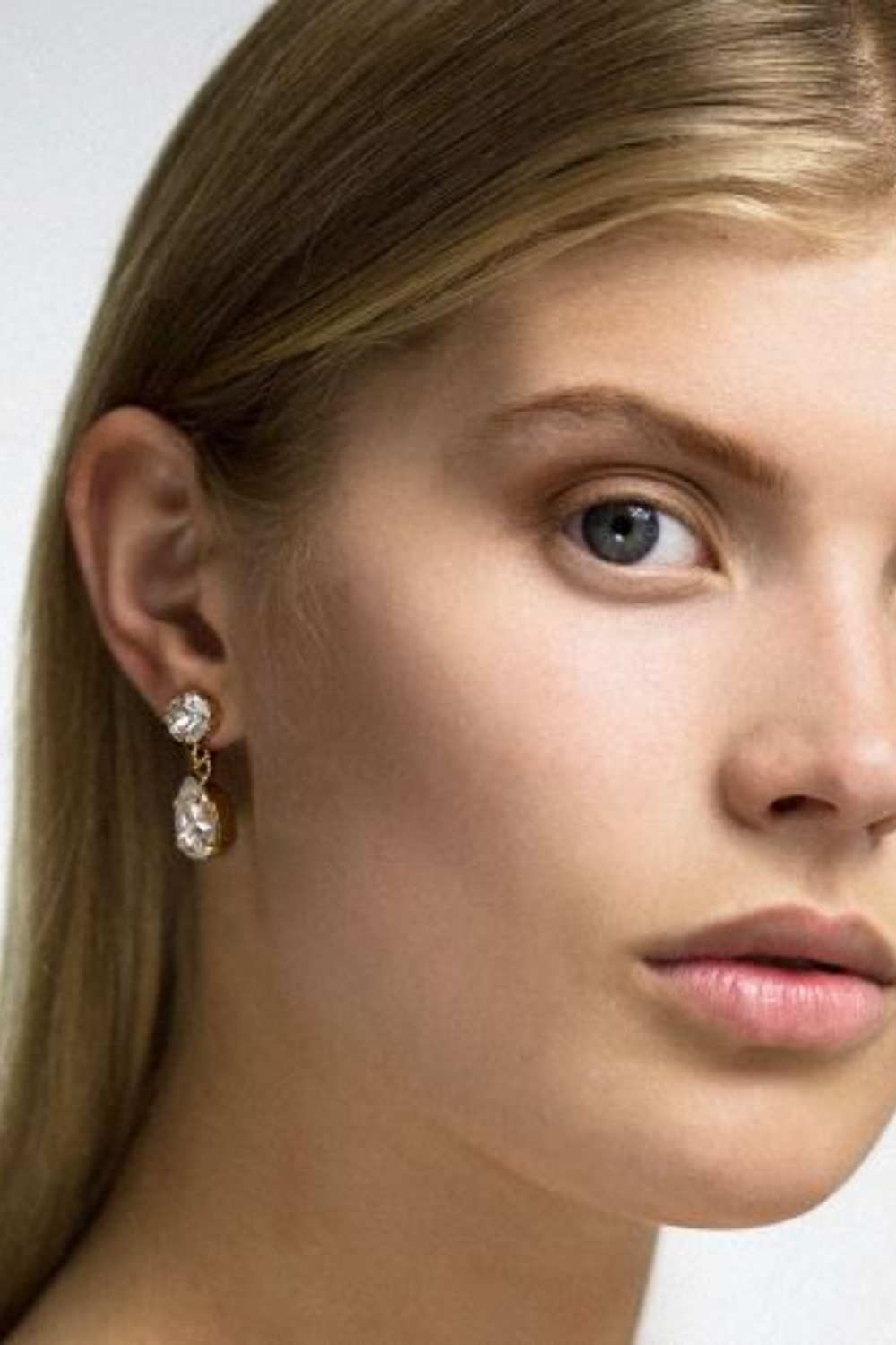 Mini Drop Earrings Crystal