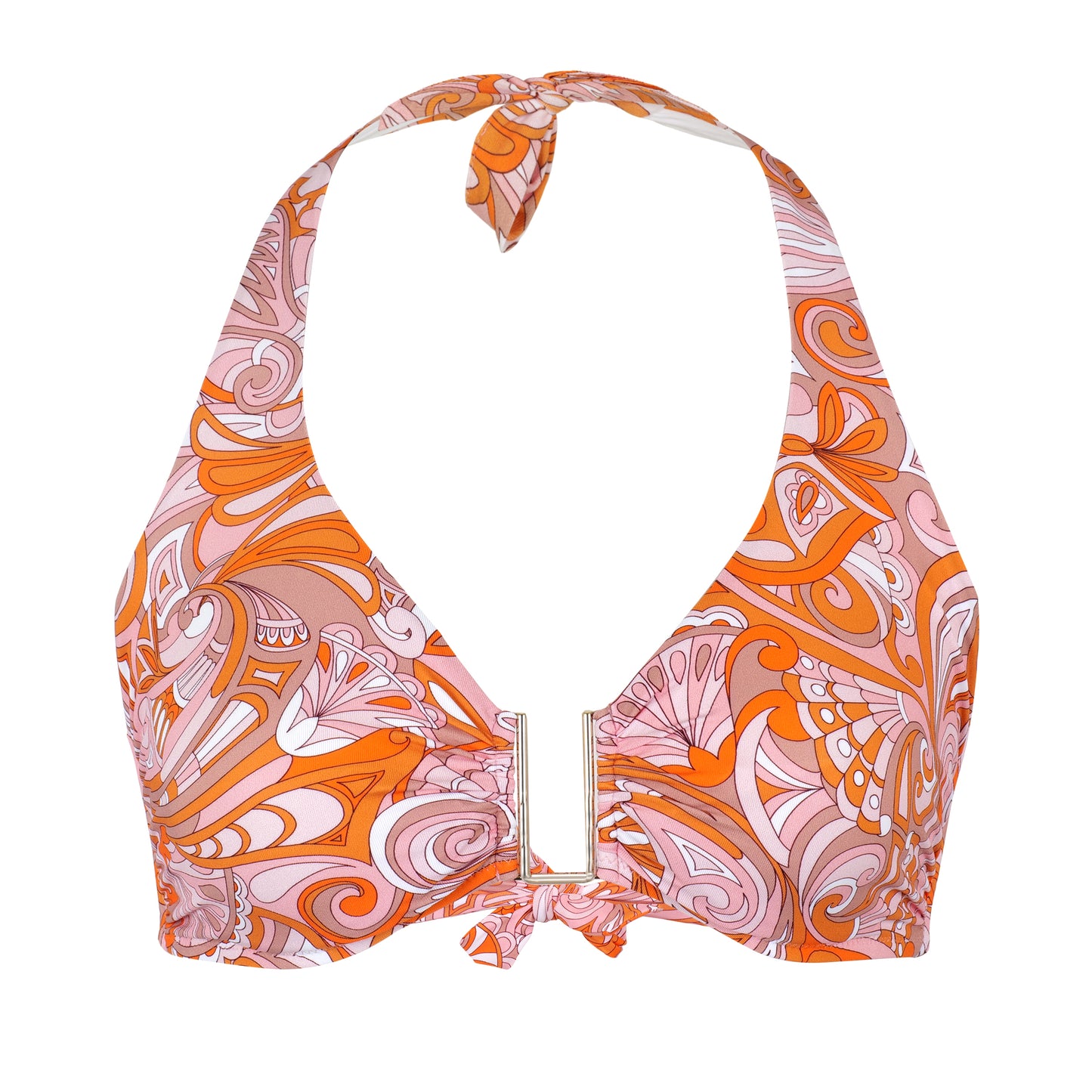 Load image into Gallery viewer, Colombia Bikini Top Mirage Orange - Bikini Top
