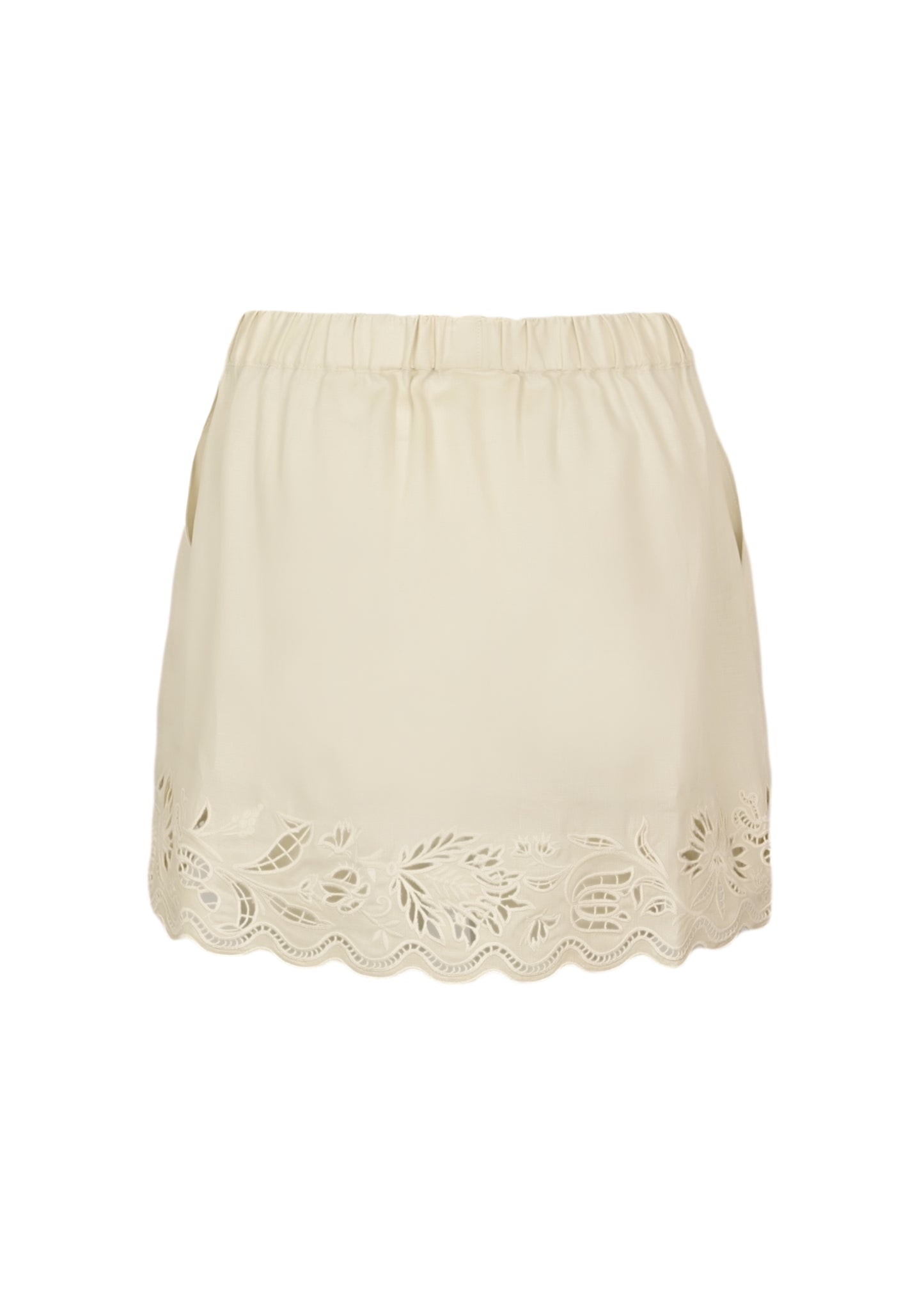 Load image into Gallery viewer, Connie Mini Skirt Serpentine Broderie - Skirt
