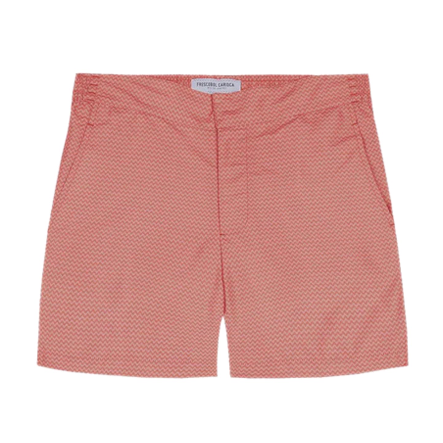Load image into Gallery viewer, Mens Printed Swim Shorts in Terracotta - Swim Shorts
