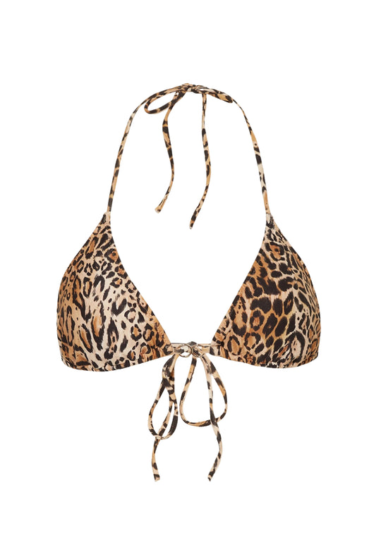 Load image into Gallery viewer, Costa Bikini Top Cheetah - Bikini Top

