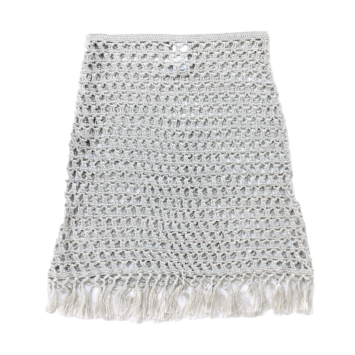 Marysia Crochet Mini Skirt Silver - Skirt
