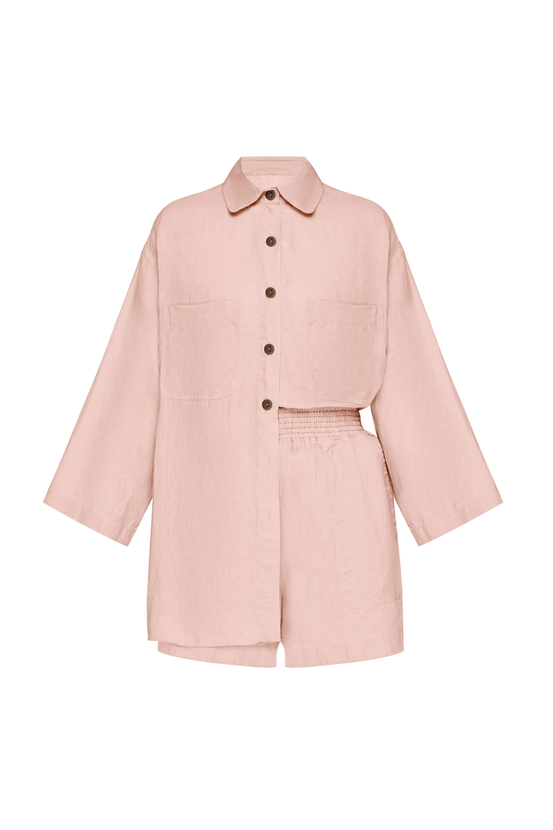 Top And Short Set Rose