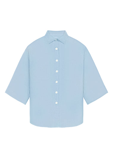 Top And Shorts Set Sky