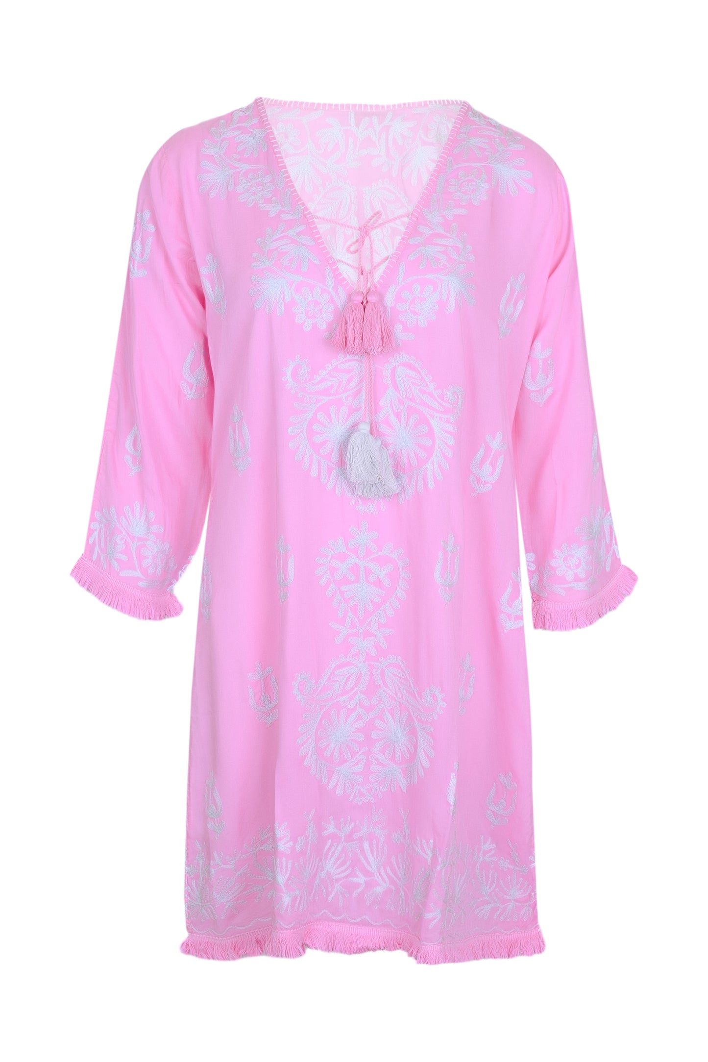 Load image into Gallery viewer, Aggie Mini Dress Pink/Lilac - Dress
