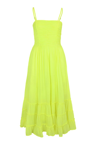 Boheme Lemon/Yellow Maxi Dress - Dress