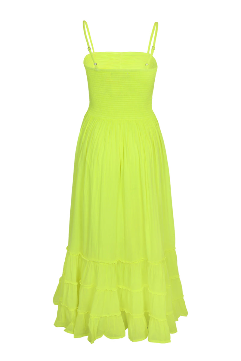 Boheme Lemon/Yellow Maxi Dress