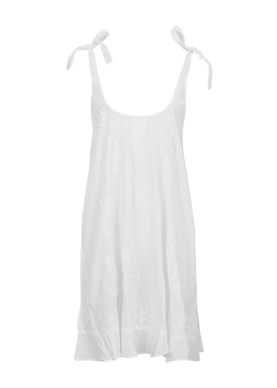 Load image into Gallery viewer, Remi White Mini Slip Dress - Dress

