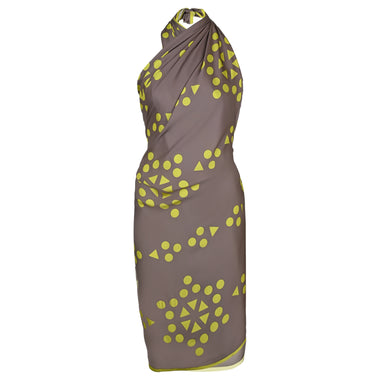 Multicolour Patterned Pareo Coconut - ONE SIZE - Sarong