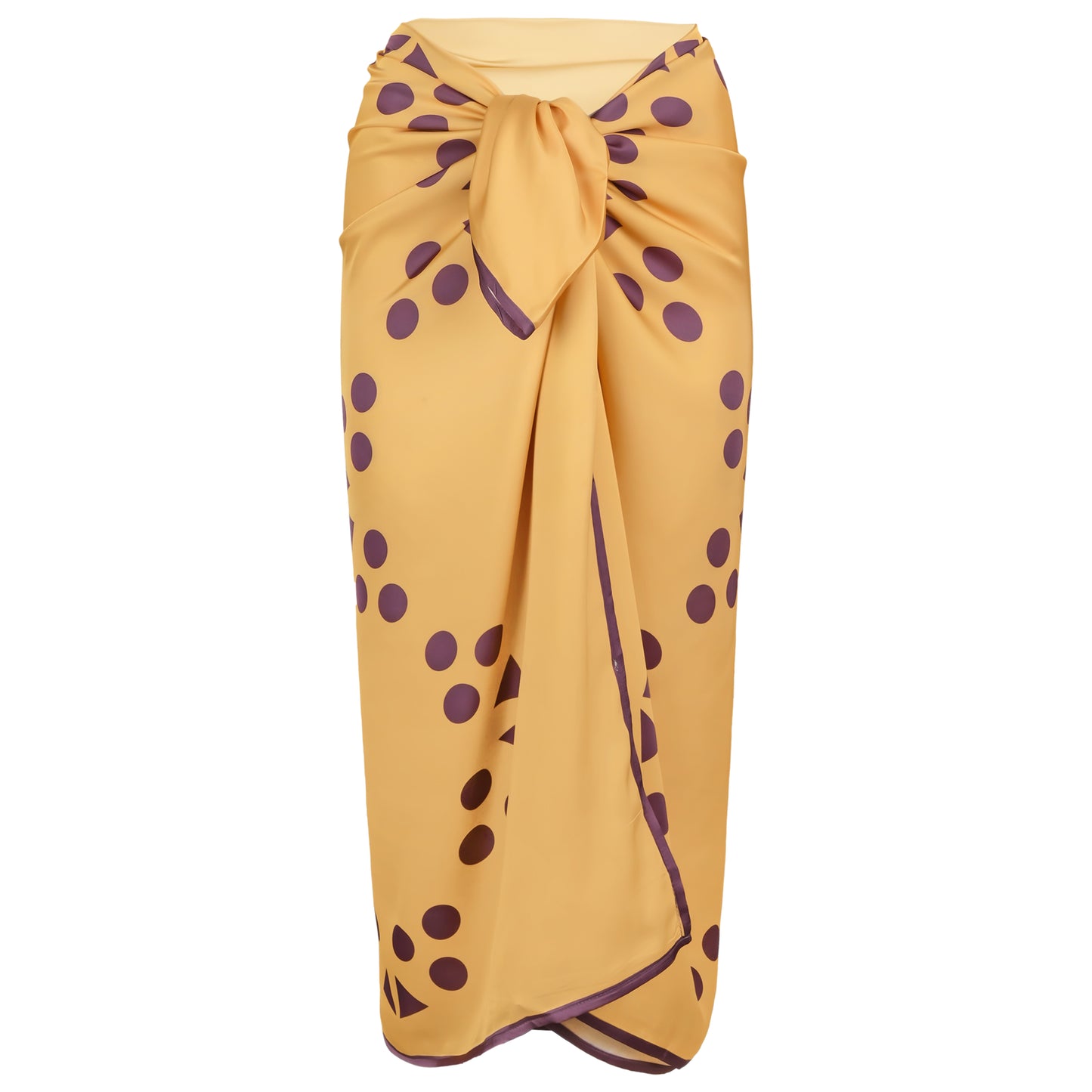 Multicolour Patterned Pareo Banana - ONE SIZE - Sarong