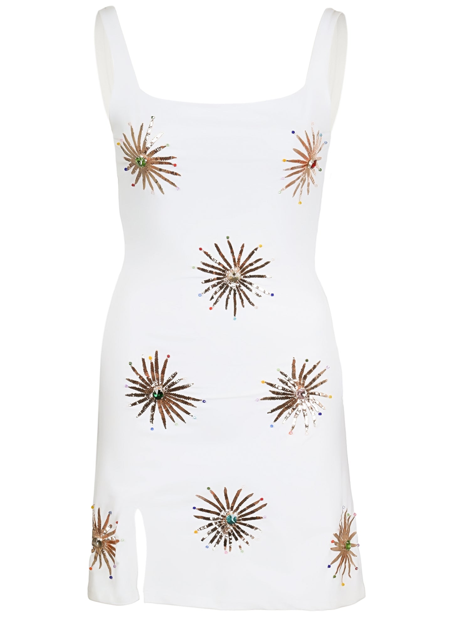 Load image into Gallery viewer, Callie Mini Dress White - Dress
