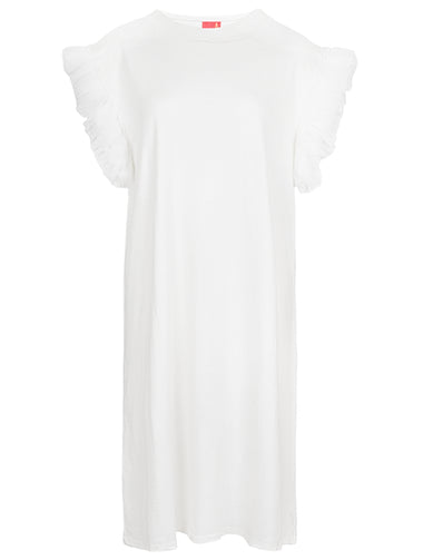 Forte Di Mama Tule Dress White - ONE SIZE - Dress