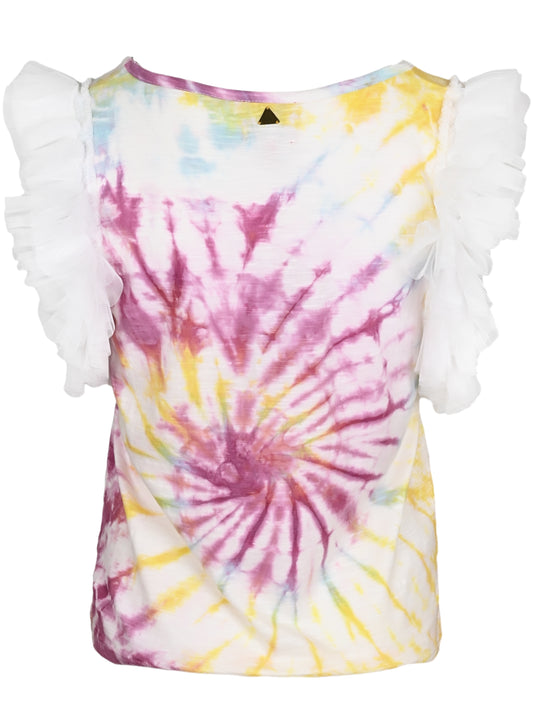Load image into Gallery viewer, Ibiza Tule T-Shirt Tie Dye Ice Cream - ONE SIZE - Top
