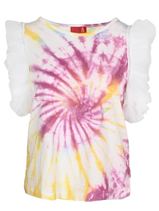 Load image into Gallery viewer, Ibiza Tule T-Shirt Tie Dye Ice Cream - ONE SIZE - Top
