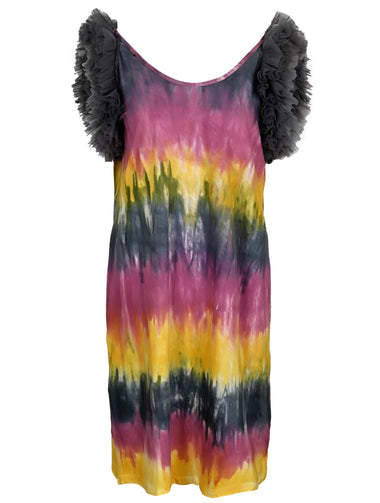 Biarritz Short Tule Dress Tie Dye Rhapsody - Dress