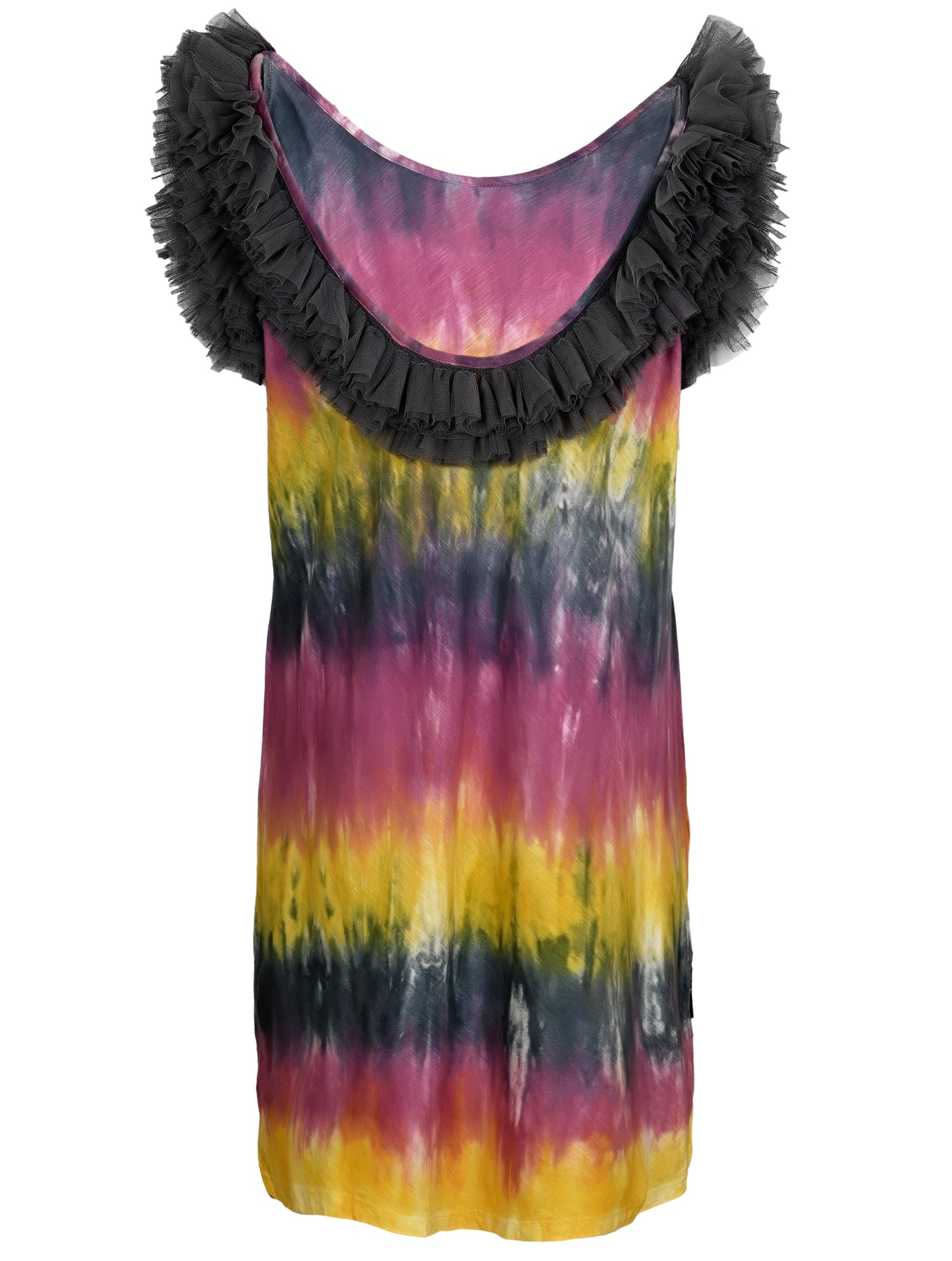 Load image into Gallery viewer, Biarritz Short Tule Dress Tie Dye Rhapsody - Dress
