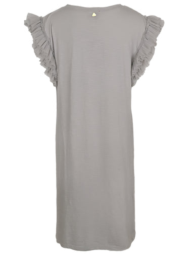 Forte Di Mama Tule Dress Silver Grey - ONE SIZE - Dress