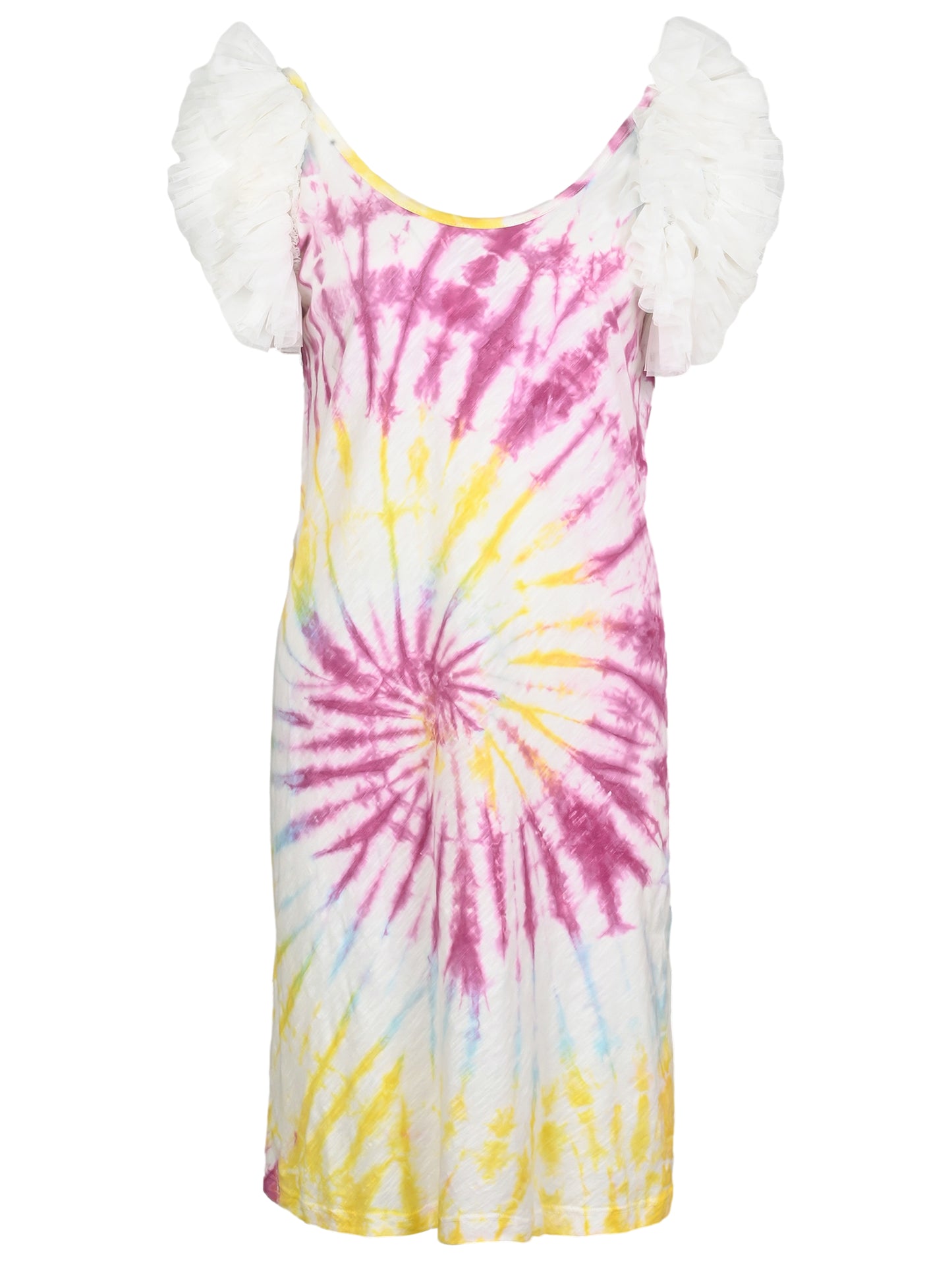 Load image into Gallery viewer, Biarritz Short Tule Dress Tie Dye Ice Cream - Dress
