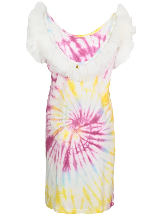 Load image into Gallery viewer, Biarritz Short Tule Dress Tie Dye Ice Cream - Dress
