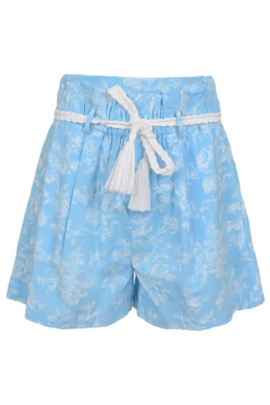 Ilaria Belt Short Blue - Shorts