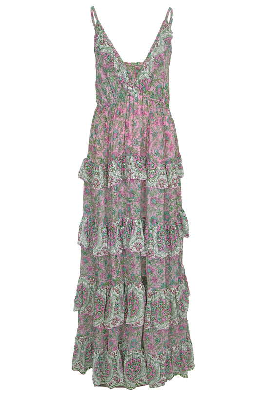 Load image into Gallery viewer, Pamela Long Dress Pink - ONE SIZE - Dress
