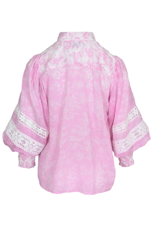 Lia Long Sleeves Top Pink