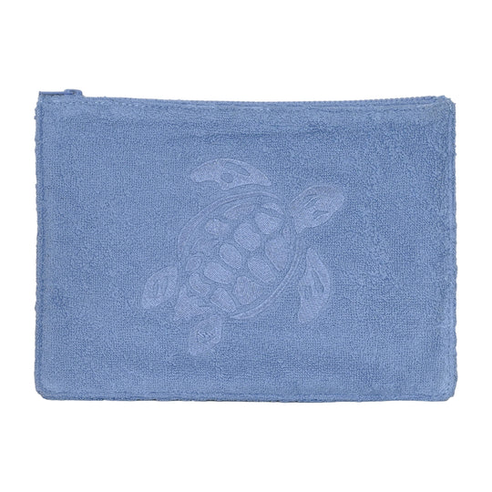 Terry Beach Pouch Navy - ONE SIZE - Pouch