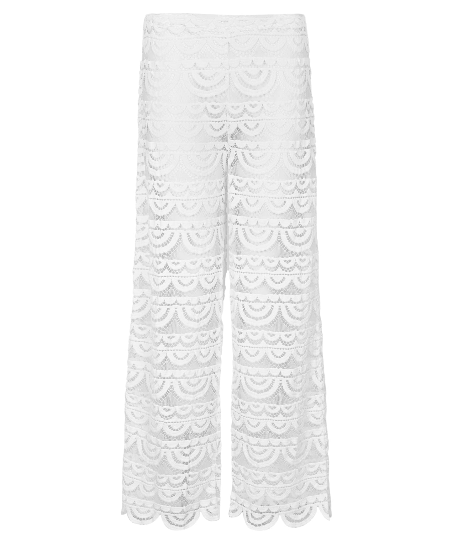 Load image into Gallery viewer, High Waist Lace Pants Water Lily - Bottoms
