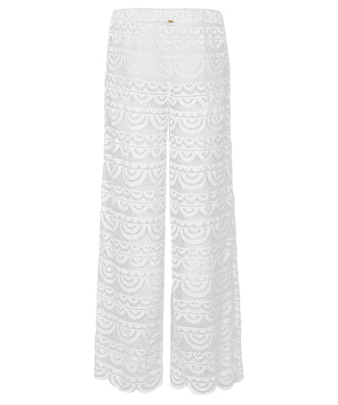 High Waist Lace Pants Water Lily - Bottoms