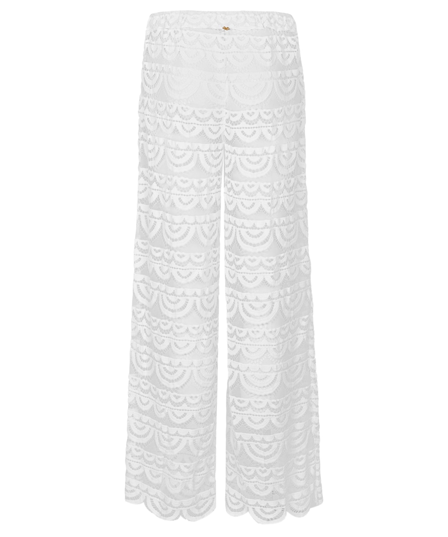 Load image into Gallery viewer, High Waist Lace Pants Water Lily - Bottoms
