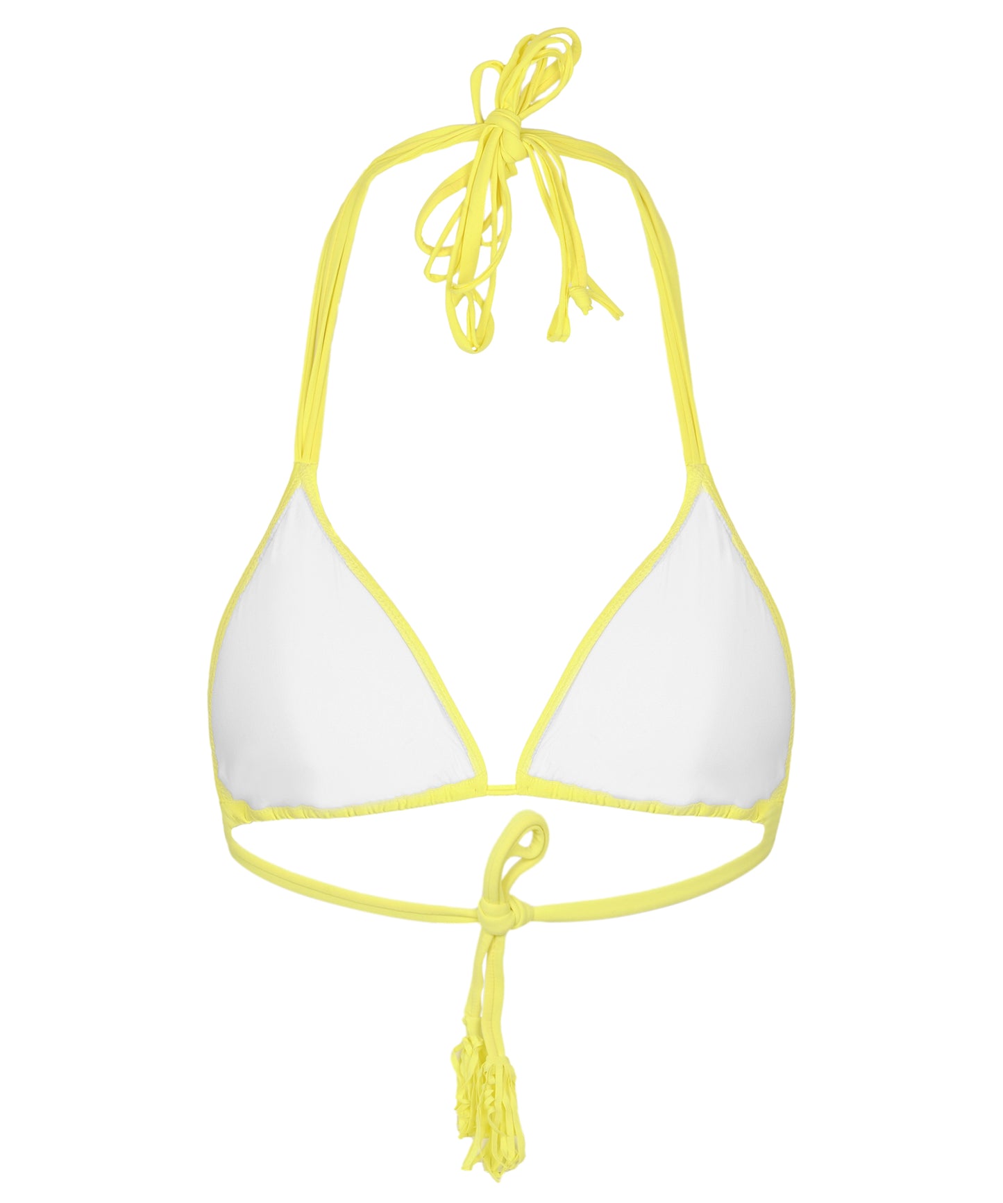 Load image into Gallery viewer, Lemon Drop Isla Triangle Bikini Top - Bikini Top

