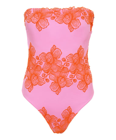 Strapless One Piece Capri - One Piece