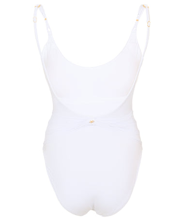 Beaded Brynn One Piece White - One Piece