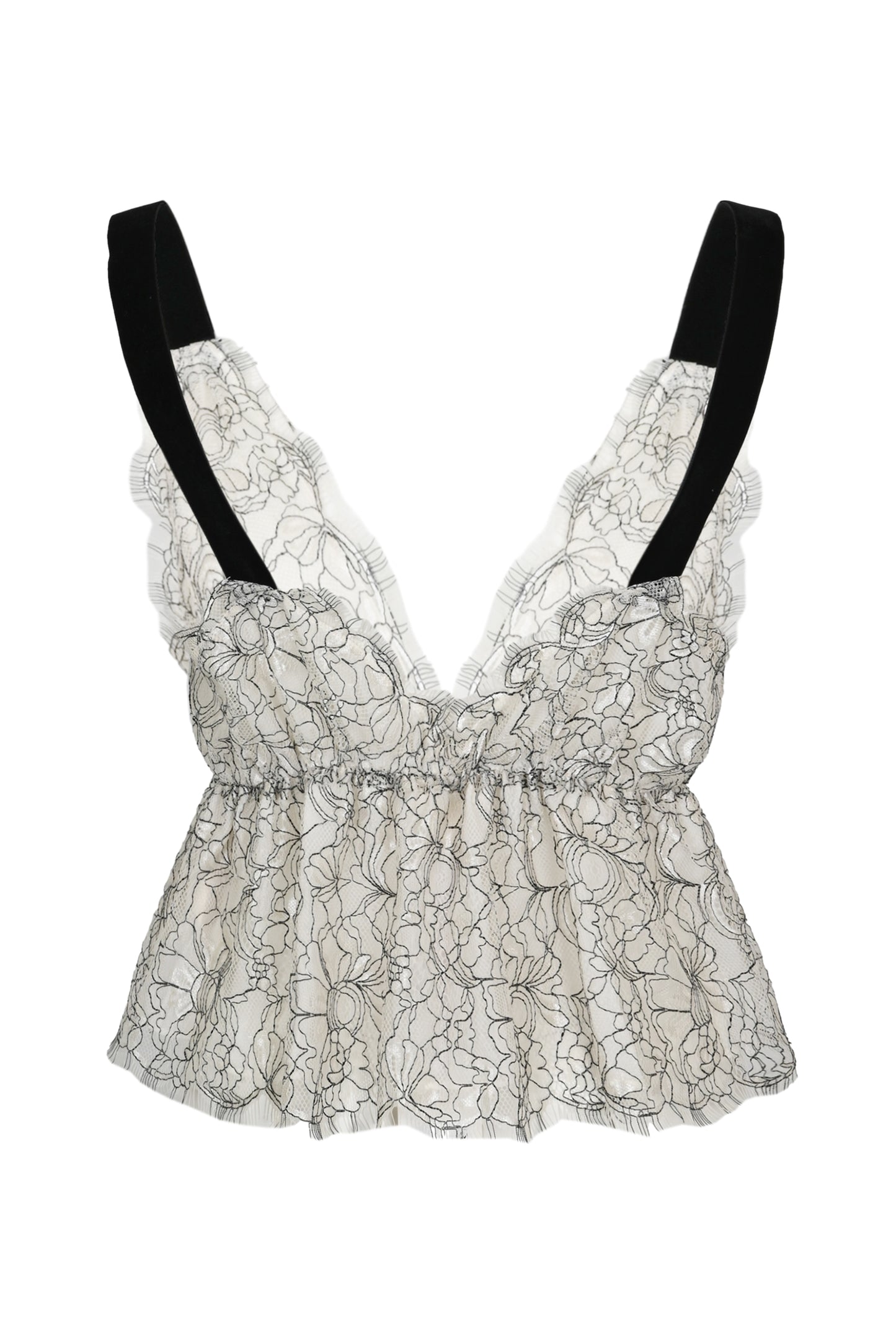 Load image into Gallery viewer, Mendes Top White Silhouette - Top
