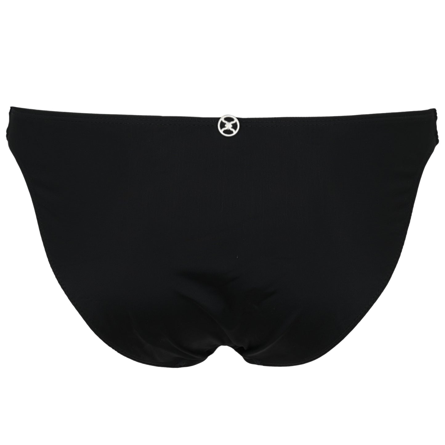 Load image into Gallery viewer, Matte Basic Full Bikini Bottom Black - Bikini Bottom
