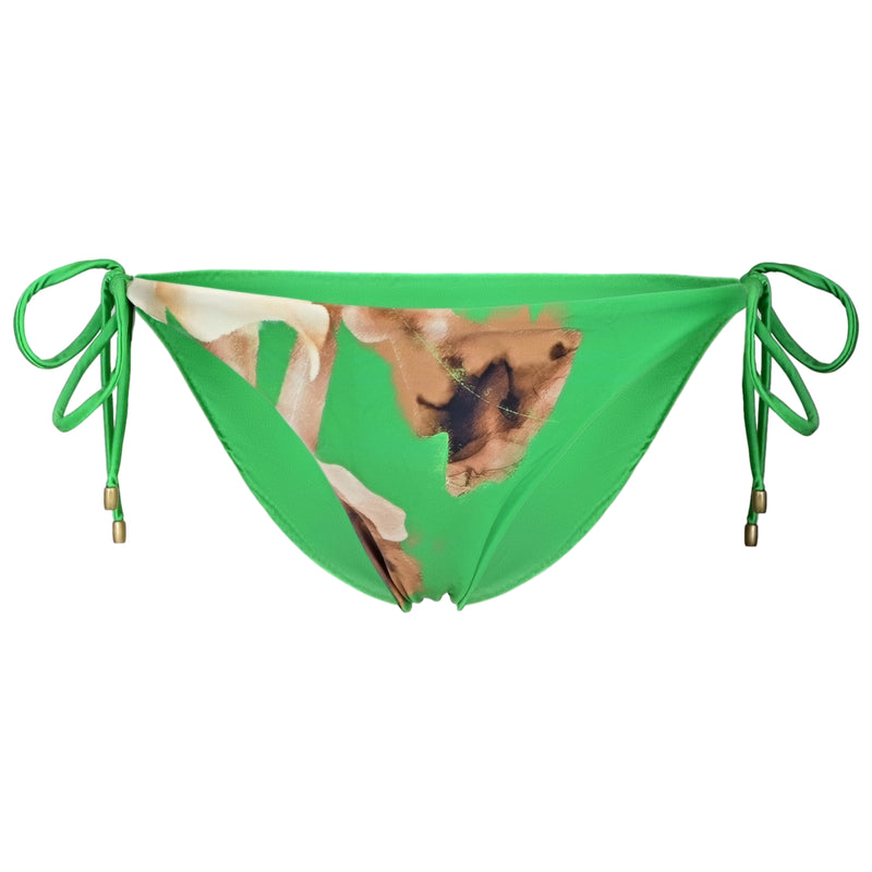 Long Tie Side Bikini Bottom Iris