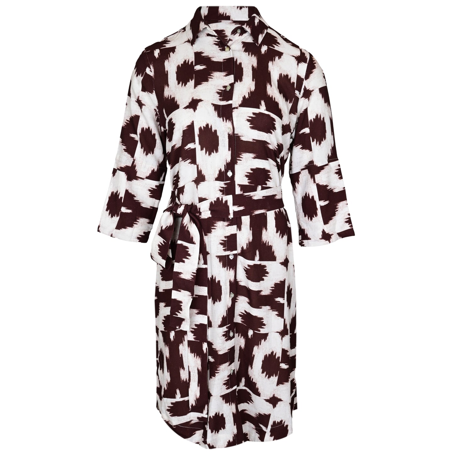 Load image into Gallery viewer, Roundish Hem Chemisier Puglia - Dress
