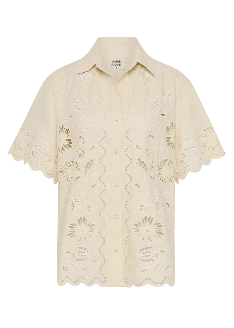 Darcy Shirt Serpentine Broderie