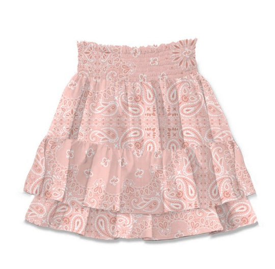 Eivissa Mini Skirt Silk Voile Bandanna