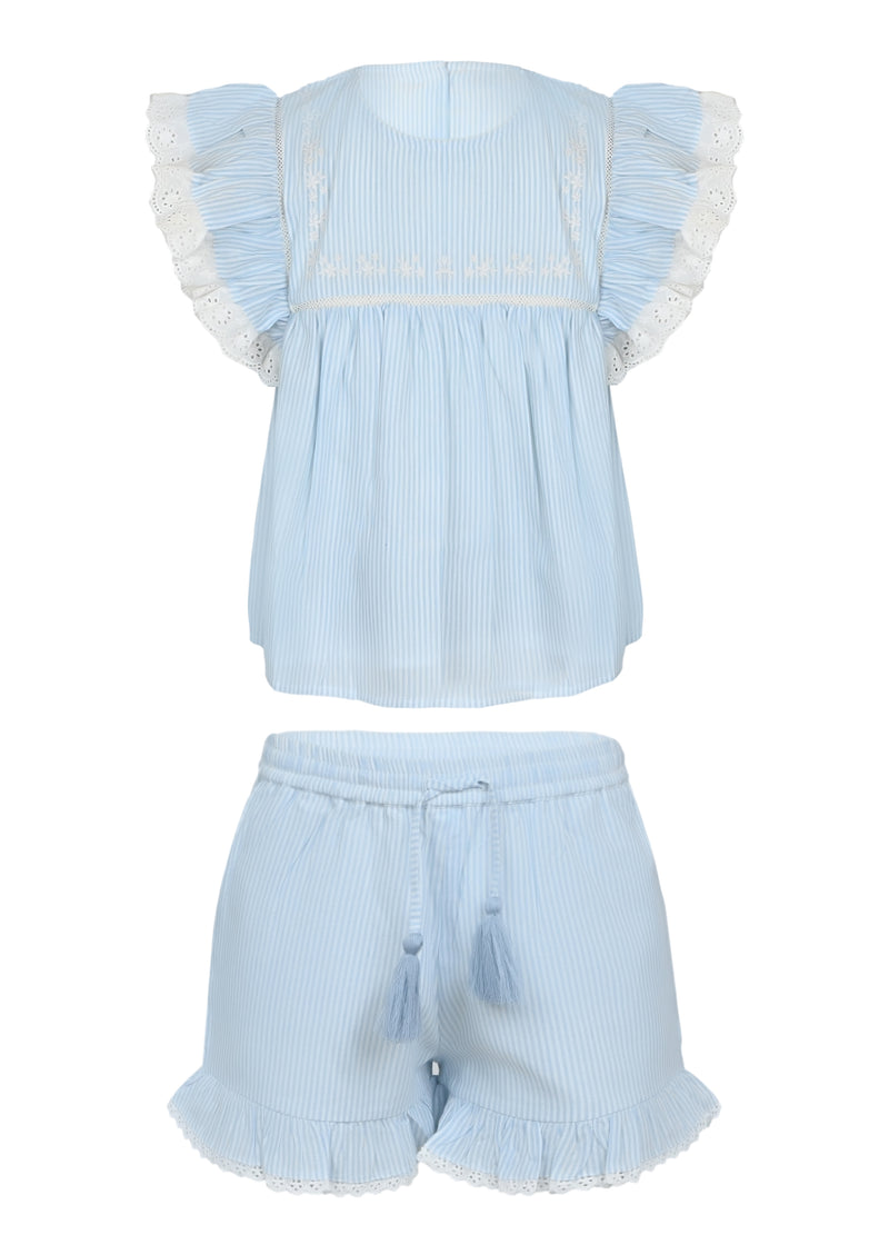 Charlie Blouse and Shorts Set