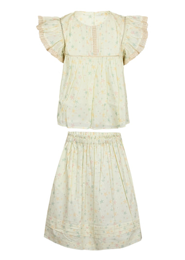 Charlie Blouse and Skirt Set Star Fish