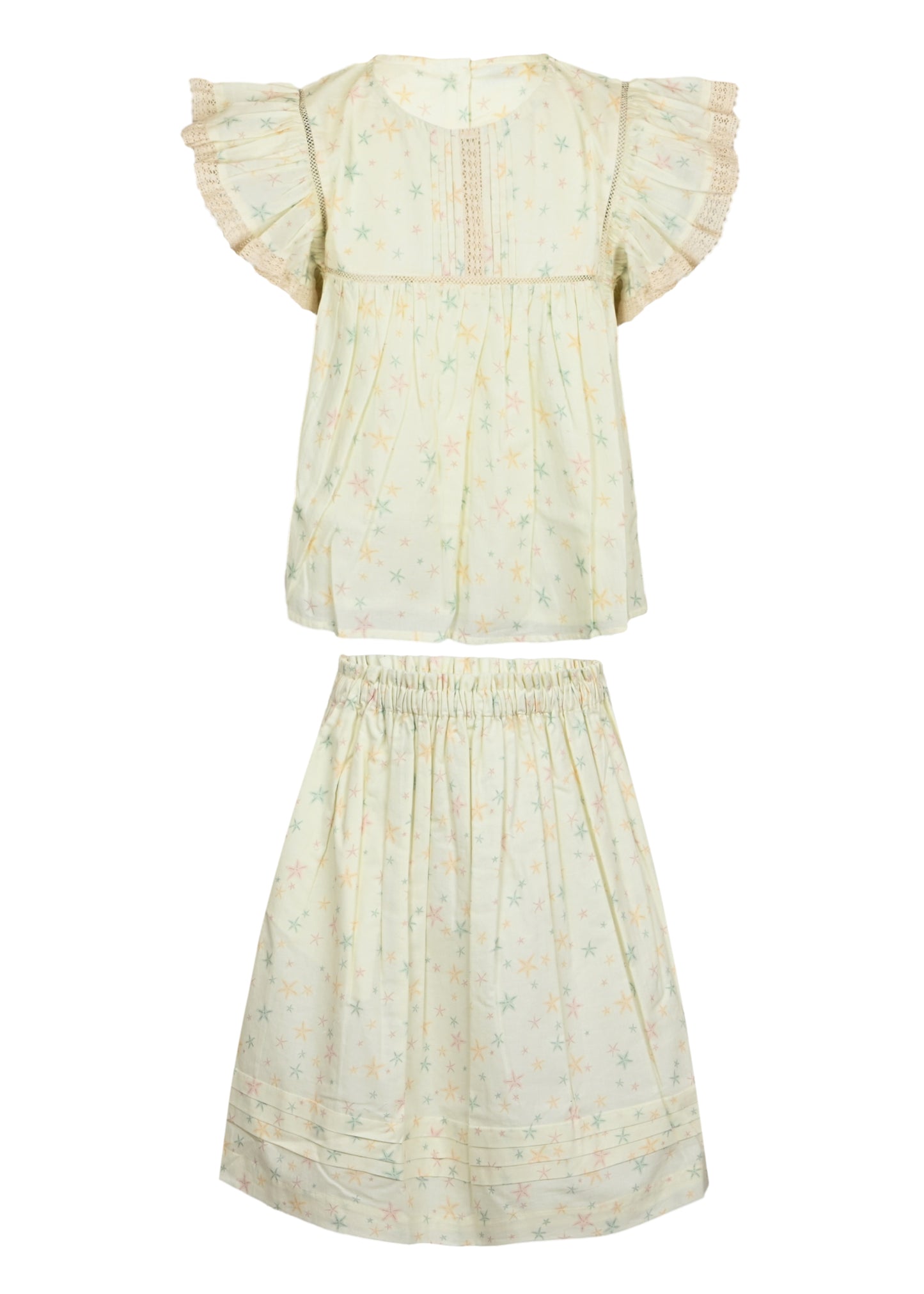 Load image into Gallery viewer, Charlie Blouse and Skirt Set Star Fish
