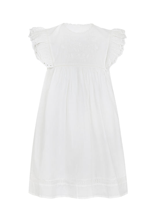 Georgia Girls Dress Ivory