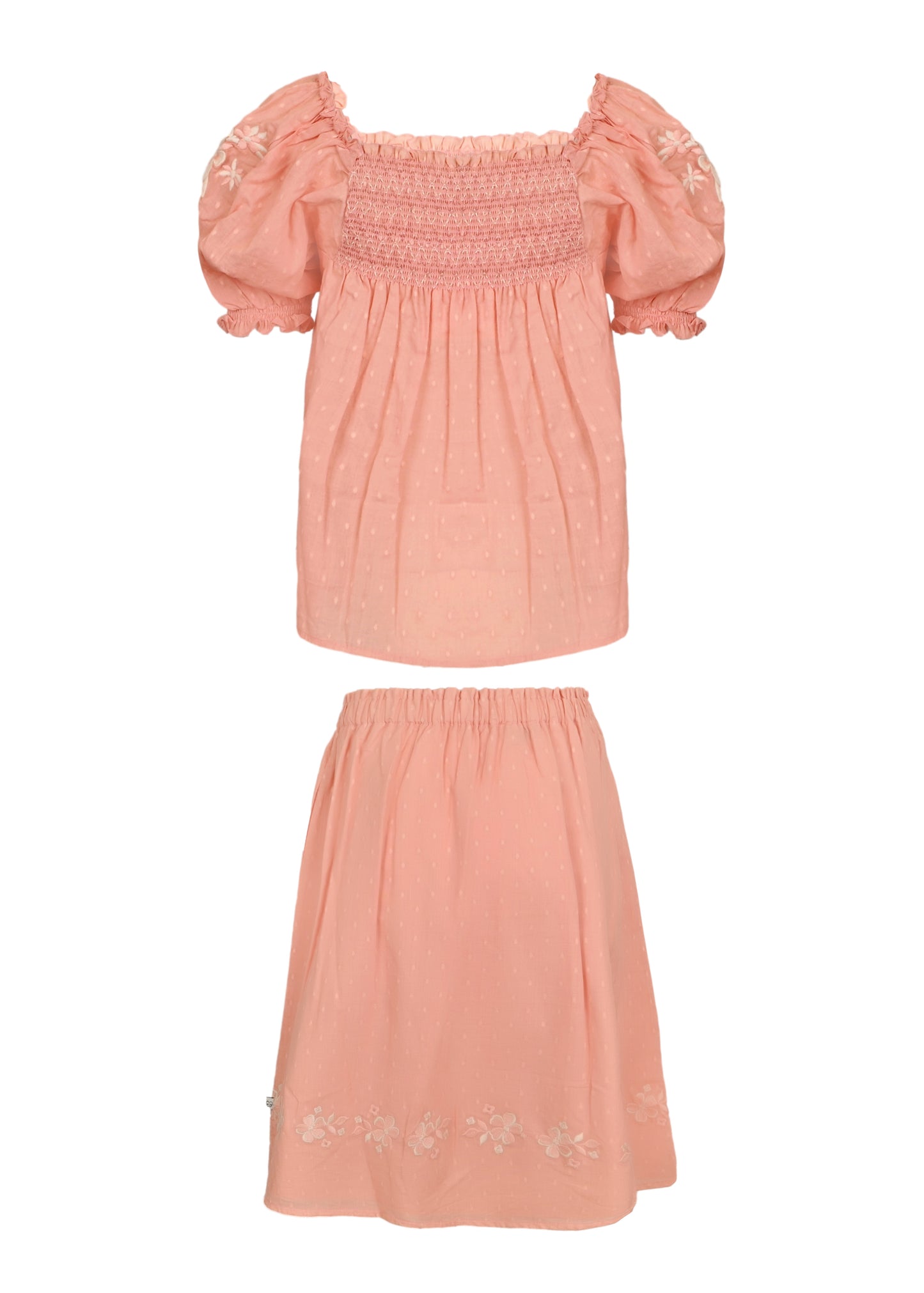 Load image into Gallery viewer, Judith Blouse and Skirt Set Strawberry
