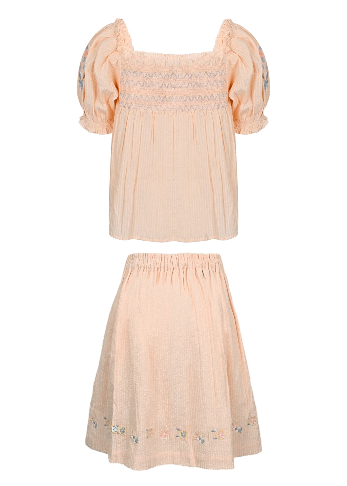 Load image into Gallery viewer, Judith Blouse and Skirt Set Warm Sand
