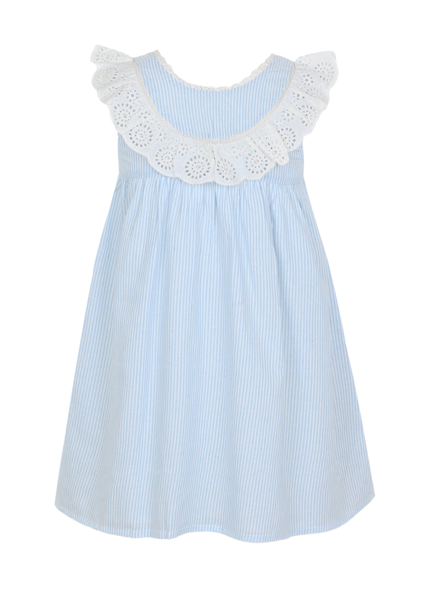 Natasha Girls Dress Blue
