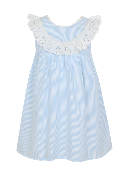 Natasha Girls Dress Blue