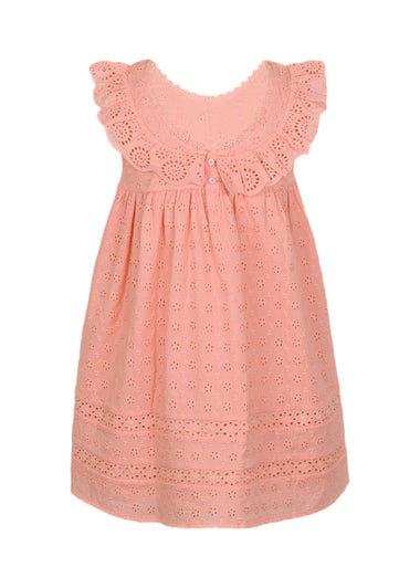 Natasha Girls Dress Strawberry