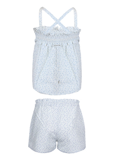 Olivia Blouse and Shorts Set Mini Flowers