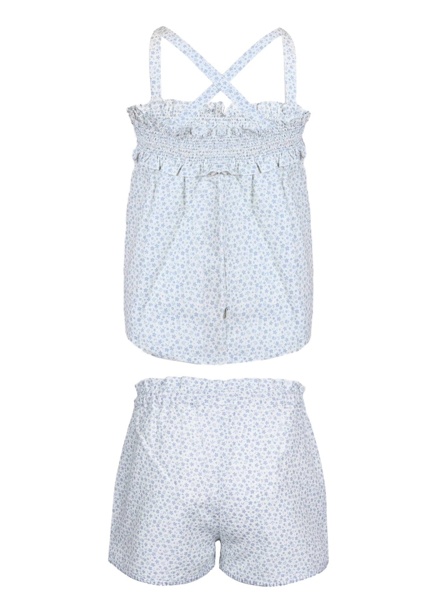 Load image into Gallery viewer, Olivia Blouse and Shorts Set Mini Flowers
